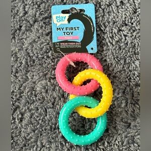 NWT Play On! My First Toy for puppies - rubber chain links